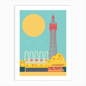 Blackpool Art Print