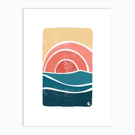 Sunset (Dust) Art Print