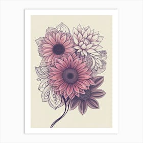 Sunflowers 3 Art Print