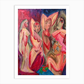 Wall Art, Nude Women after Pablo Picasso Art Print