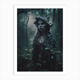 Young Forest Witch Art Print