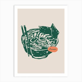 Ramen Art Print