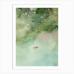 Cod Fish II Storybook Watercolour Art Print