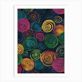 Swirls 3 Art Print