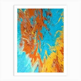 Acrylic Extruded Painting 592 Art Print