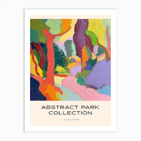 Abstract Park Collection Poster Kings Park Perth Australia 3 Art Print