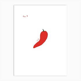 Chilli Kitchen Print Art Print