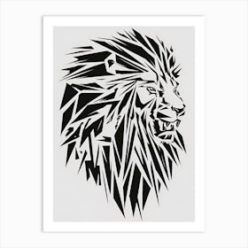 Lion Head 1 Art Print