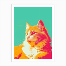 Pop - Cat Art Print