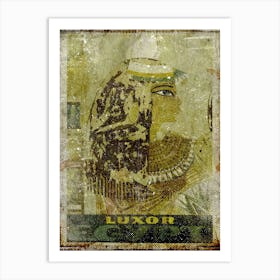 Vintage Travel Poster ― Luxor Egypt 1 Art Print