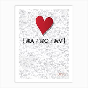 spread love Art Print