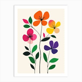 Colorful Flowers 2 Art Print