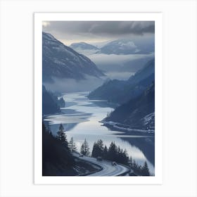 Fjords In Norway Art Print