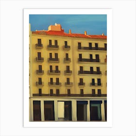 Building In Barcelona Art Print