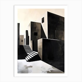 Modern Architecture Minimalist 2 Art Print