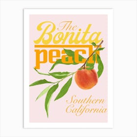The Bonita Peach Art Print