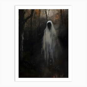 Ghost In The Woods 6 Art Print