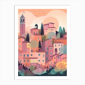 Verona 2, Italy Illustration Art Print