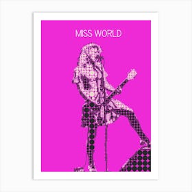 Miss World Courtney Love Hole Art Print