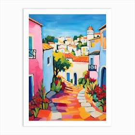 Lagos Portugal 4 Fauvist Painting Art Print