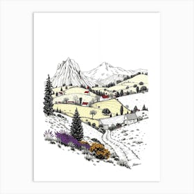 Switzerland 1 Art Print