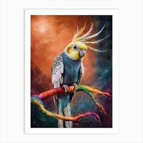 Cockatiel 1 Art Print