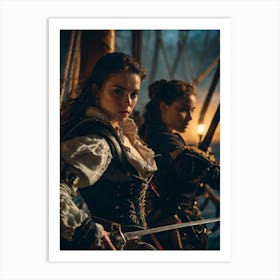 Pirate women 1 Art Print