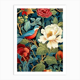 Floral Wallpaper 5 Art Print