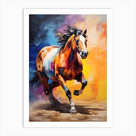 Horse Running 1 Art Print