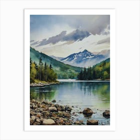 Mountain Lake Art Print