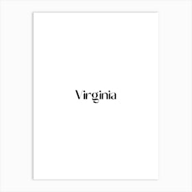 Virginia 1 Art Print