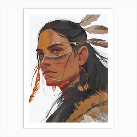 Native American Woman Art Print