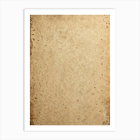 Antique Paper Exhibiting A Rustic Pattern Aged Sepia Tones With Gentle Creases And Worn Edges Hint (5) Art Print