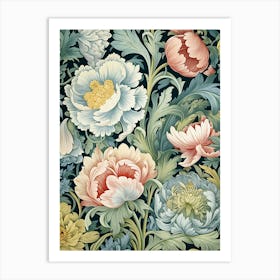 Floral Wallpaper 45 Art Print