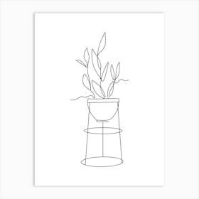 Plant Stand Art Print