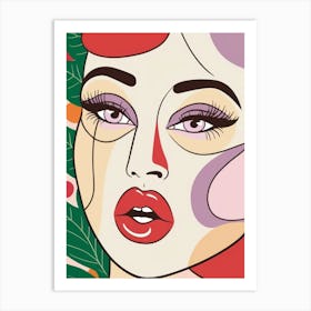 Portrait Of A Woman 8 Art Print