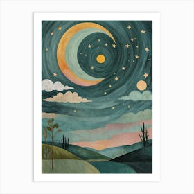 Night Sky Art Print