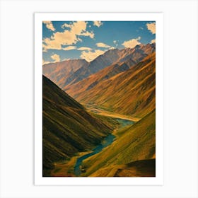 Hemis National Park India Vintage Poster Art Print