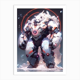 Adamantium Bear Art Print