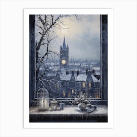 Winter Cityscape London United Kingdom 9 Art Print