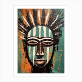 Celestial Canvases; African Tribal Mask Stories Poster