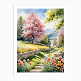 Spring Garden Art Print