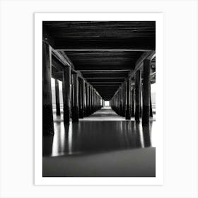 Under The Pier 3 Art Print