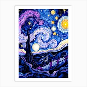 Starry Night 25 Art Print