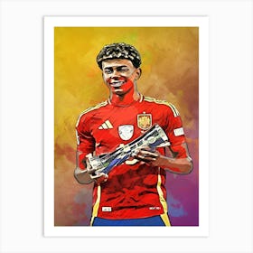 Lamine Yamal 1 3 Art Print