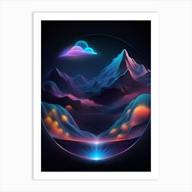 Nebula Art Print