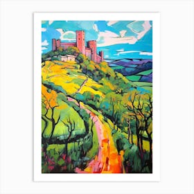 Volterra Italy 3 Fauvist Painting Art Print