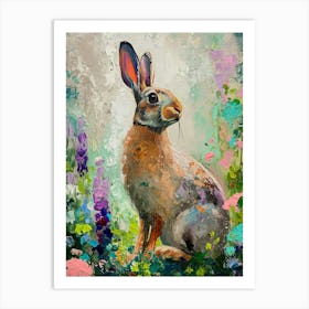 Dutch Rabbit Painting 4 Art Print