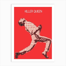 Killer Queen Freddie Mercury Art Print