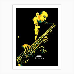 Paul Gonsalves American Saxophonist Legend Art Print